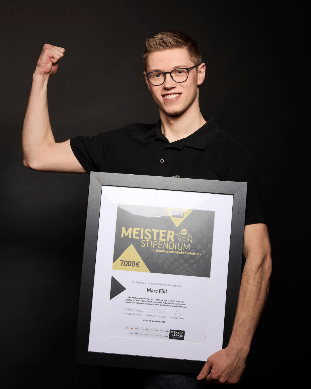 Elektromarken Starke Partner Meisterstipendiant 2025 Marc Foell